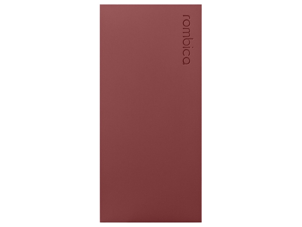 Внешний аккумулятор Rombica NEO ARIA Claret, 10000 мАч, Soft-touch, PD, QCharge, Type-C, бордовый (Р)-1