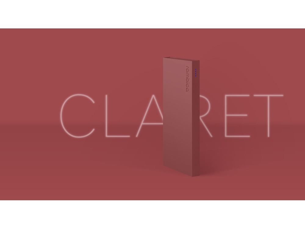 Внешний аккумулятор Rombica NEO ARIA Claret, 10000 мАч, Soft-touch, PD, QCharge, Type-C, бордовый (Р)-4