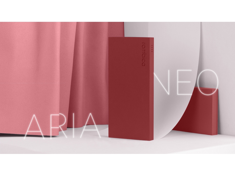 Внешний аккумулятор Rombica NEO ARIA Claret, 10000 мАч, Soft-touch, PD, QCharge, Type-C, бордовый (Р)-6