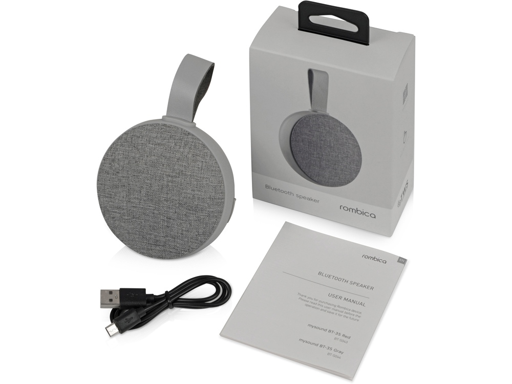 Портативная акустика Rombica mysound BT-35 Gray, серый (Р)-12