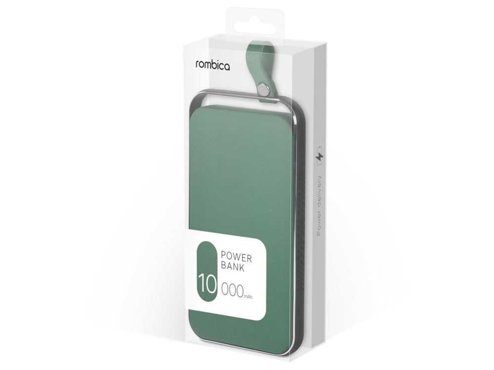 Внешний аккумулятор Rombica NEO Electron Green, 10000 мАч, зеленый-4