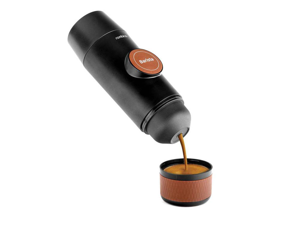 Портативная кофемашина Rombica Barista CTG-1 с логотипом Rombica (Р)-1