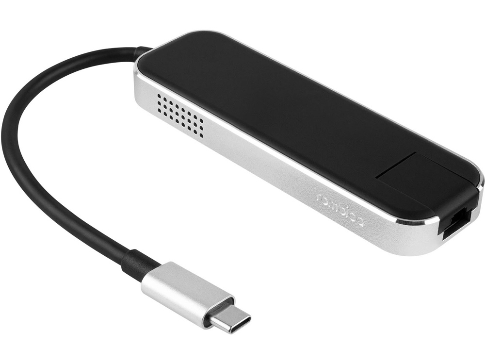 Хаб USB Rombica Type-C Chronos Black-2
