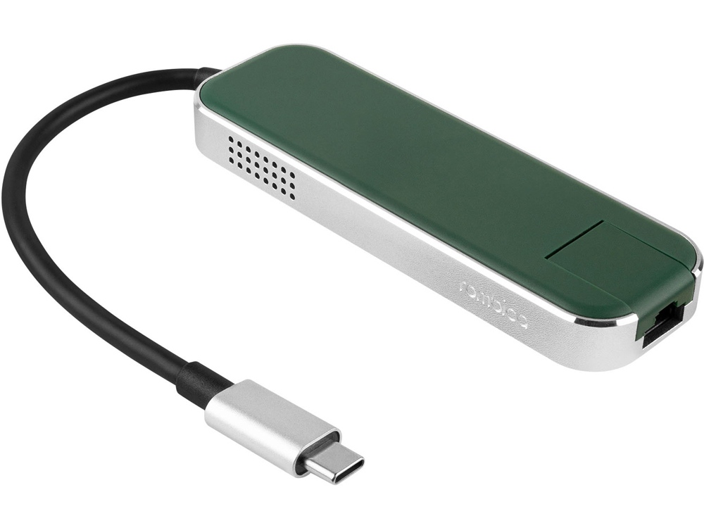 Хаб USB Rombica Type-C Chronos Green (Р)-2