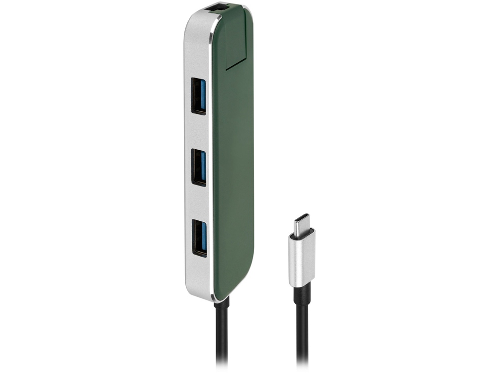 Хаб USB Rombica Type-C Chronos Green (Р)-3