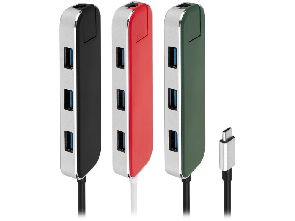 Хаб USB Rombica Type-C Chronos Green (Р)-4
