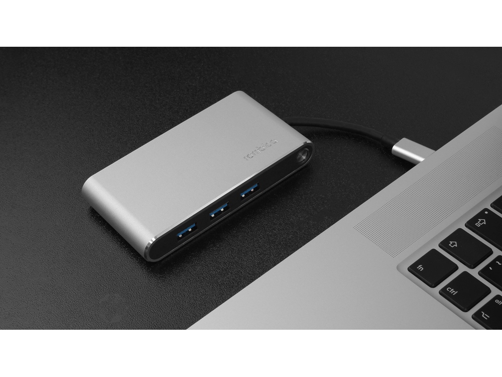 Хаб USB Rombica Type-C Hermes Black-11