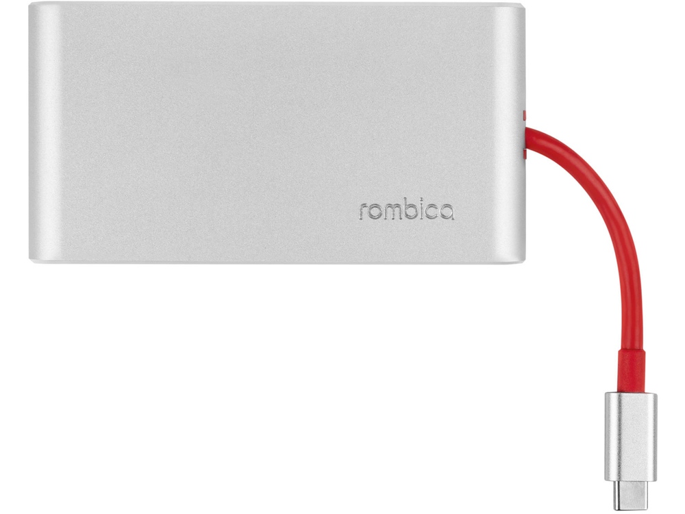 Хаб USB Rombica Type-C Hermes Red (Р)-1