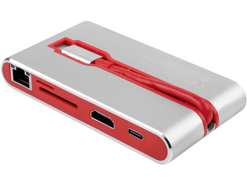 Хаб USB Rombica Type-C Hermes Red (Р)-2