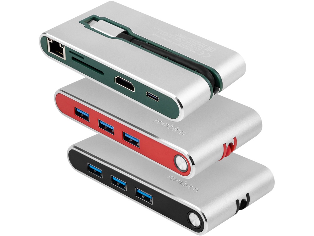 Хаб USB Rombica Type-C Hermes Red (Р)-3
