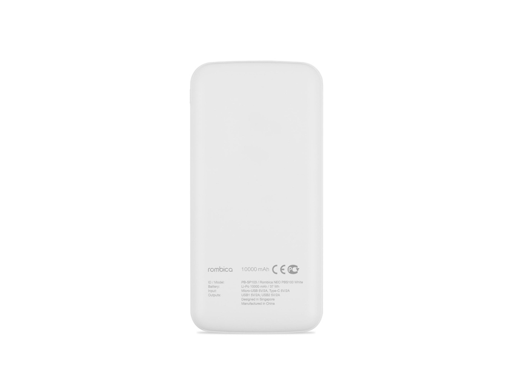 Внешний аккумулятор Rombica NEO PBS100 White (Р)-4