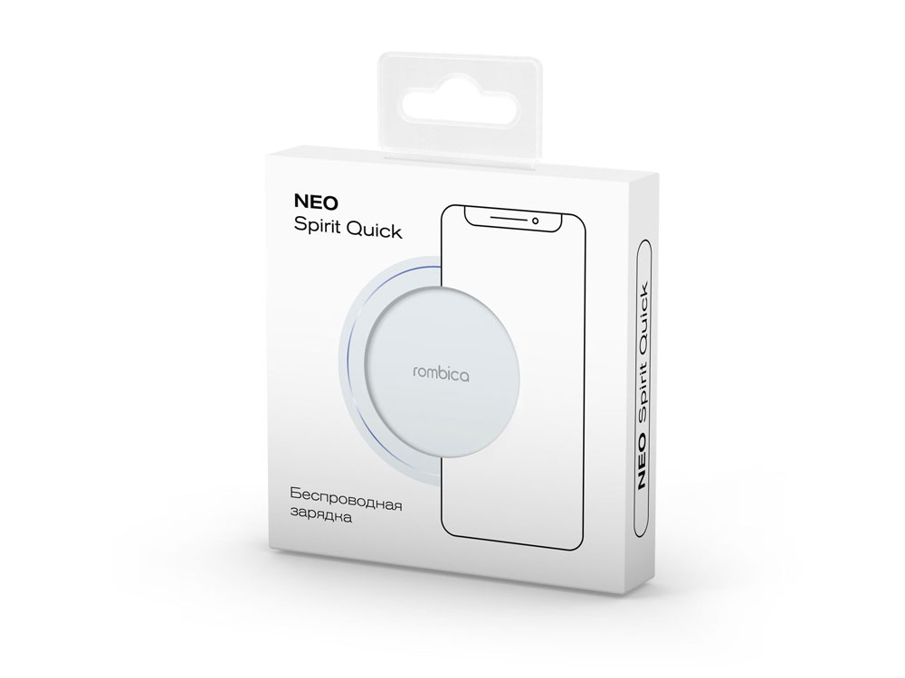 Беспроводное зарядное устройство Rombica NEO Spirit Quick White (Р)-4