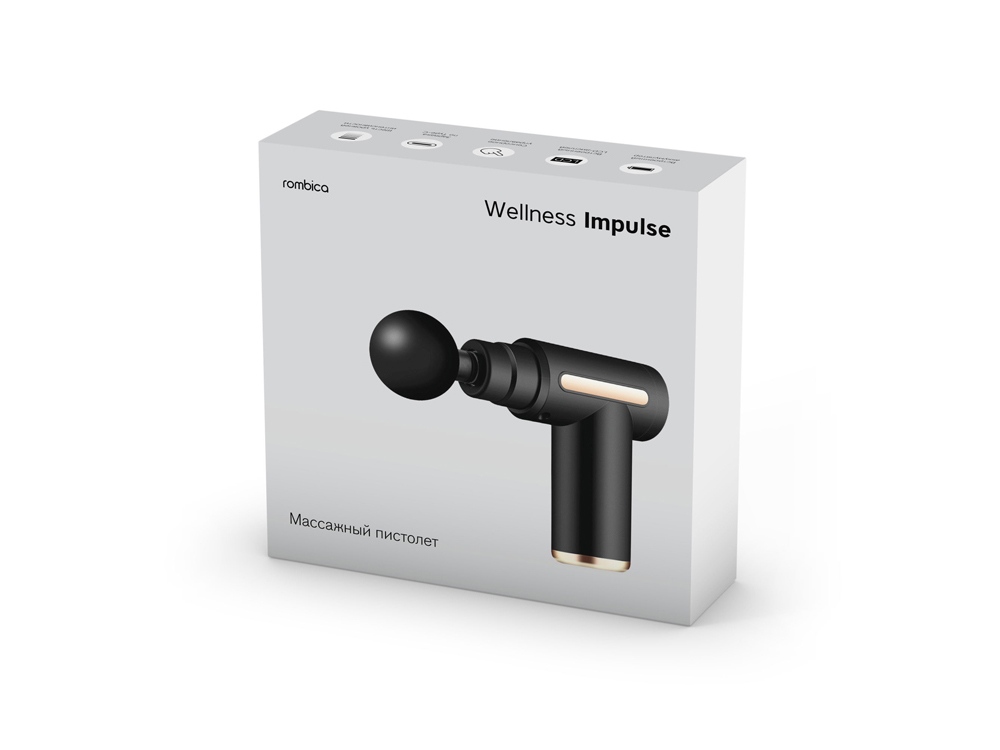 Массажер Rombica Wellness Impulse. Цвет черный (Р)-4