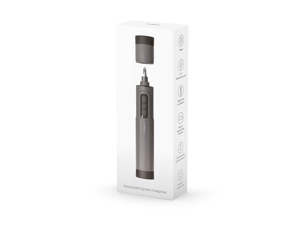 Отвертка аккумуляторная Rombica MyKit S1 Black (Р)-3