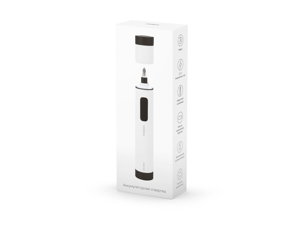 Отвертка аккумуляторная Rombica MyKit S1 White (Р)-4