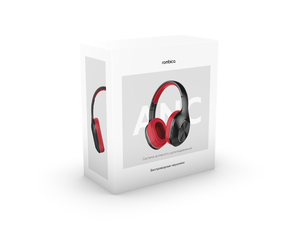 Беспроводные наушники Rombica mySound BH-17 ANC Red (Р)-3