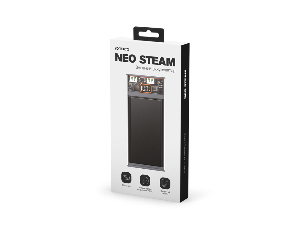 Внешний аккумулятор Rombica NEO Steam Gray-4
