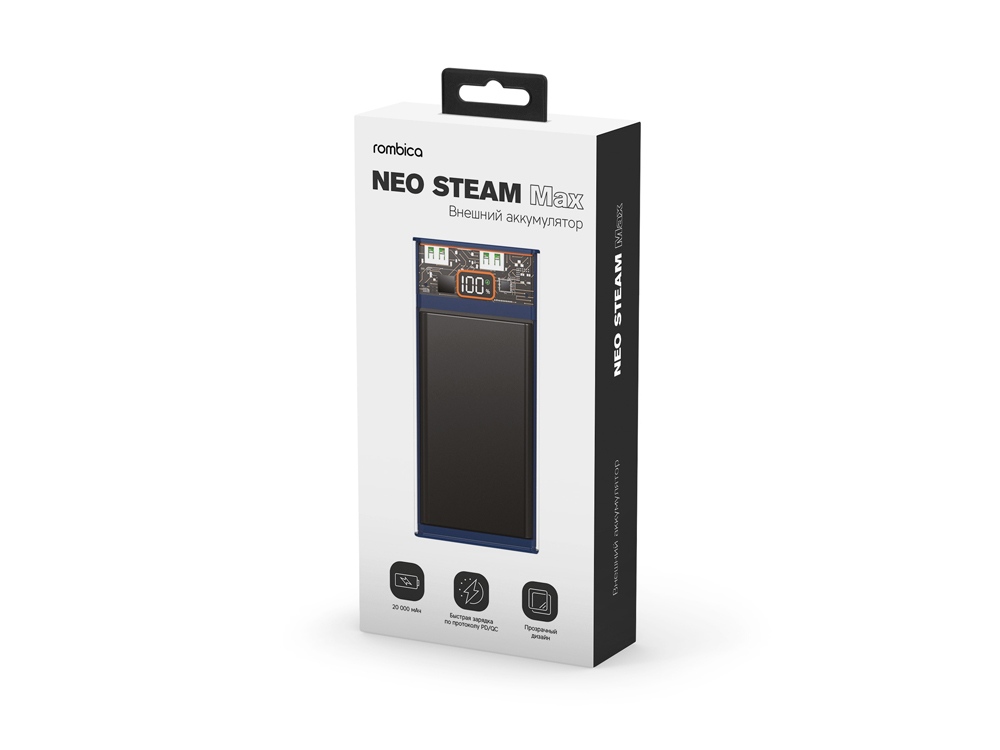 Внешний аккумулятор Rombica NEO Steam Max Blue (Р)-6