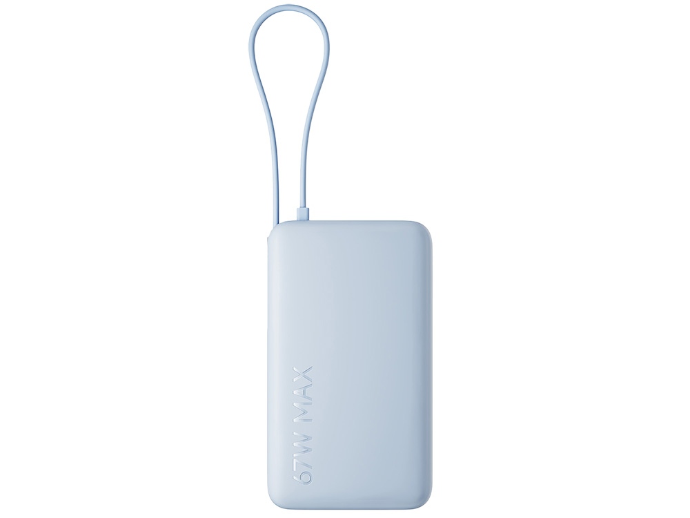 Внешний аккумулятор со встроенным кабелем Xiaomi 67W Power Bank 10000 (Integrated Cable) Ice Blue-1