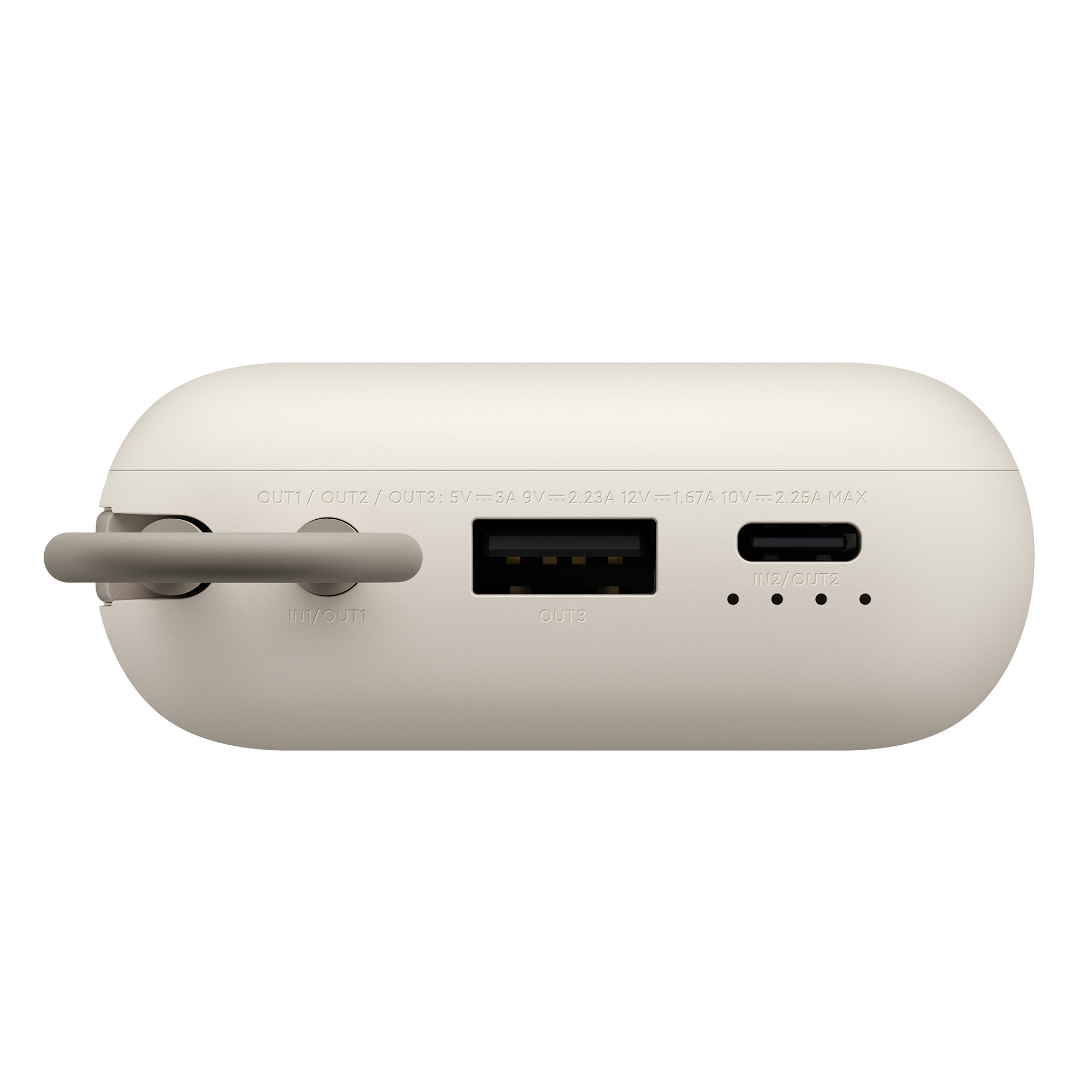 Внешний аккумулятор со встроенным кабелем 22.5W Xiaomi Power Bank 10000mAh (Integrated Cable) Tan GL-6