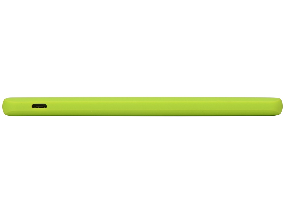 Портативное зарядное устройство «Reserve» с USB Type-C, 5000 mAh, зеленое яблоко-3