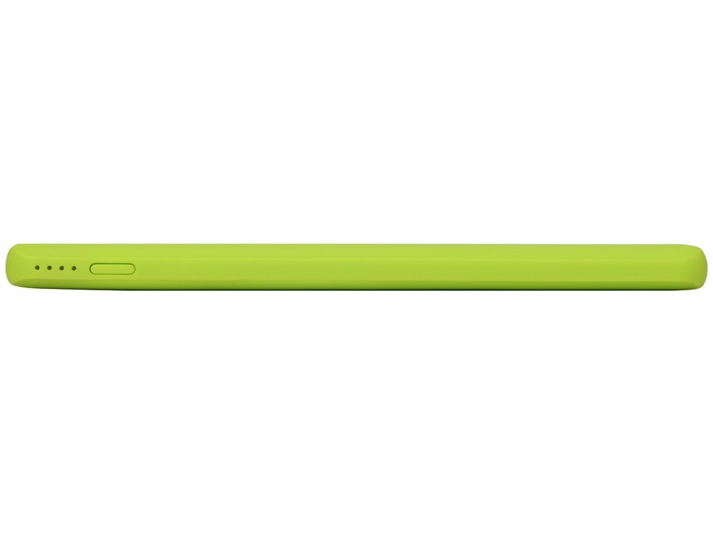 Портативное зарядное устройство «Reserve» с USB Type-C, 5000 mAh, зеленое яблоко-4