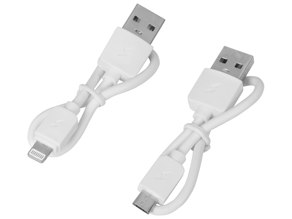 Портативное зарядное устройство «Reserve» с USB Type-C, 5000 mAh, зеленое яблоко-6