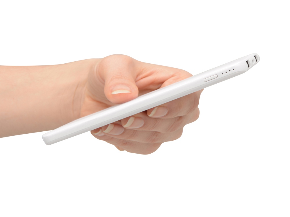 Портативное зарядное устройство «Blank» с USB Type-C, 5000 mAh, белый-2