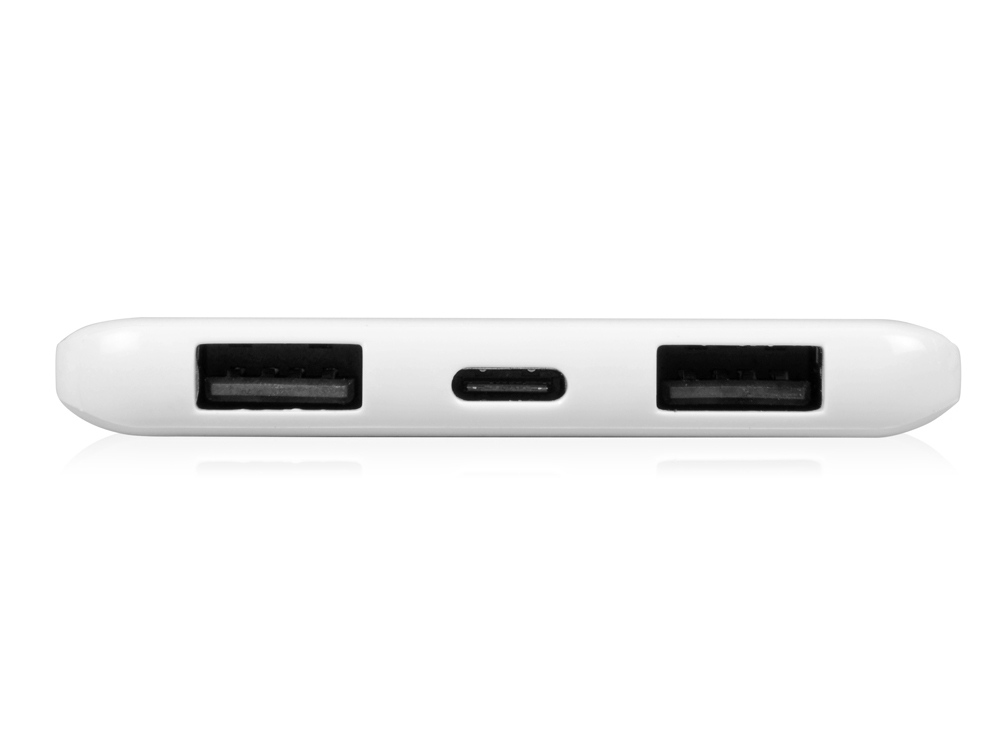 Портативное зарядное устройство «Blank» с USB Type-C, 5000 mAh, белый-6