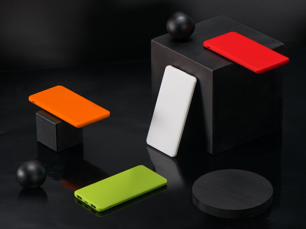 Портативное зарядное устройство «Reserve» с USB Type-C, 5000 mAh, черный-8