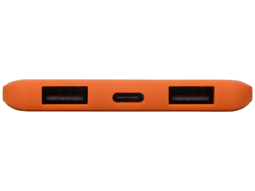 Портативное зарядное устройство «Reserve» с USB Type-C, 5000 mAh, оранжевый-5