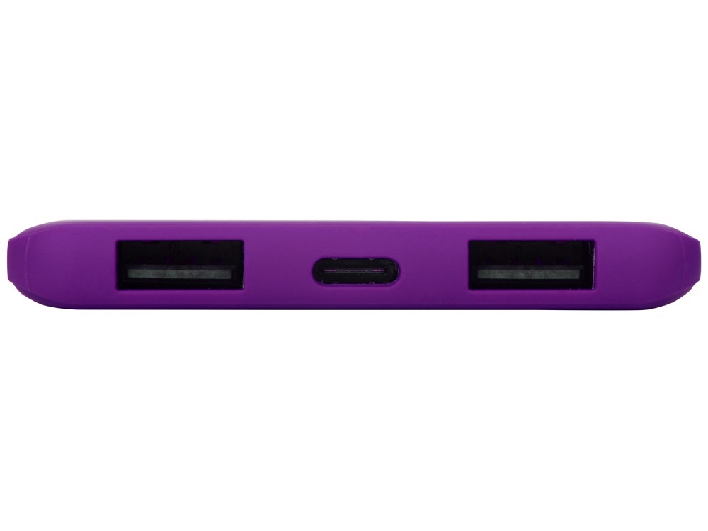 Портативное зарядное устройство «Reserve» с USB Type-C, 5000 mAh, фиолетовый-5
