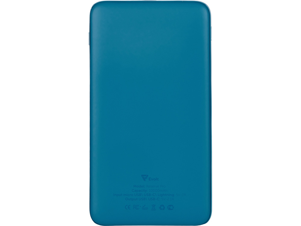 Внешний аккумулятор "Reserve Pro", 10 000 mah, индиго-2