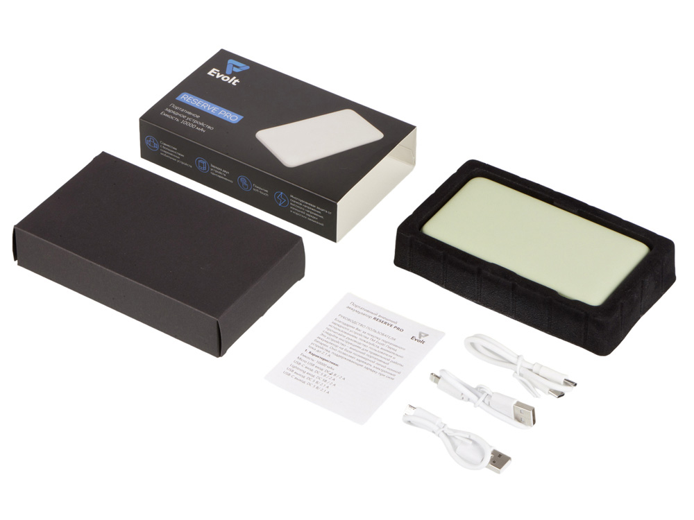 Внешний аккумулятор "Reserve Pro", 10 000 mah, оливковый-8