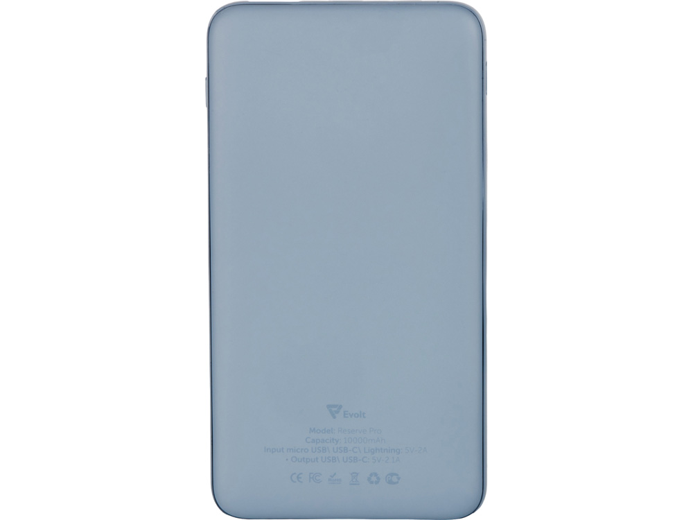 Внешний аккумулятор "Reserve Pro", 10 000 mah, антрацит-2