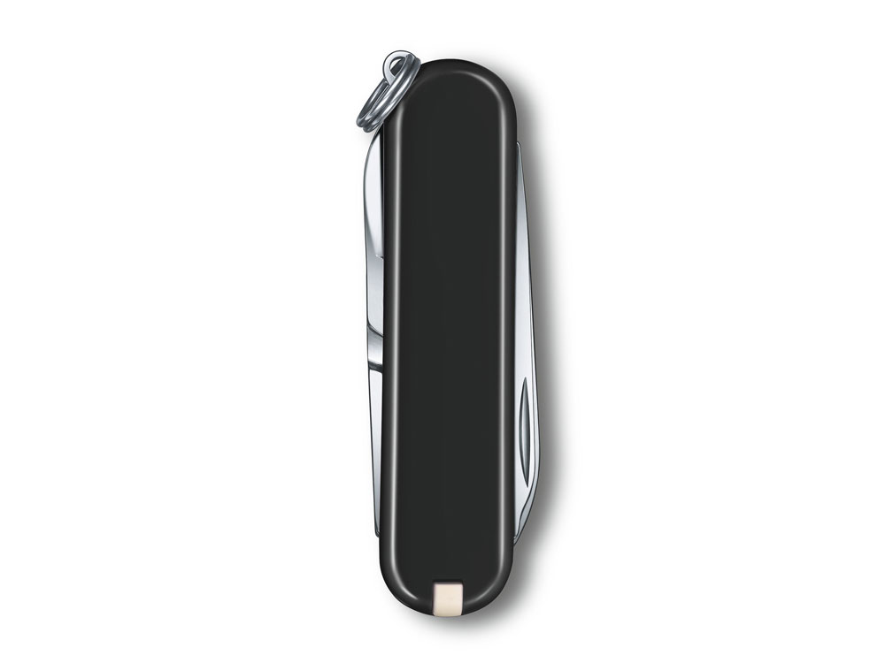 Нож-брелок VICTORINOX Classic SD Colors "Dark Illusion", 58 мм, 7 функций, чёрный-2
