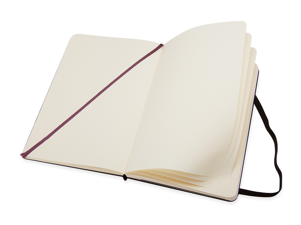 Записная книжка Moleskine Classic (нелинованный) в твердой обложке, Pocket (9x14см), черный-2