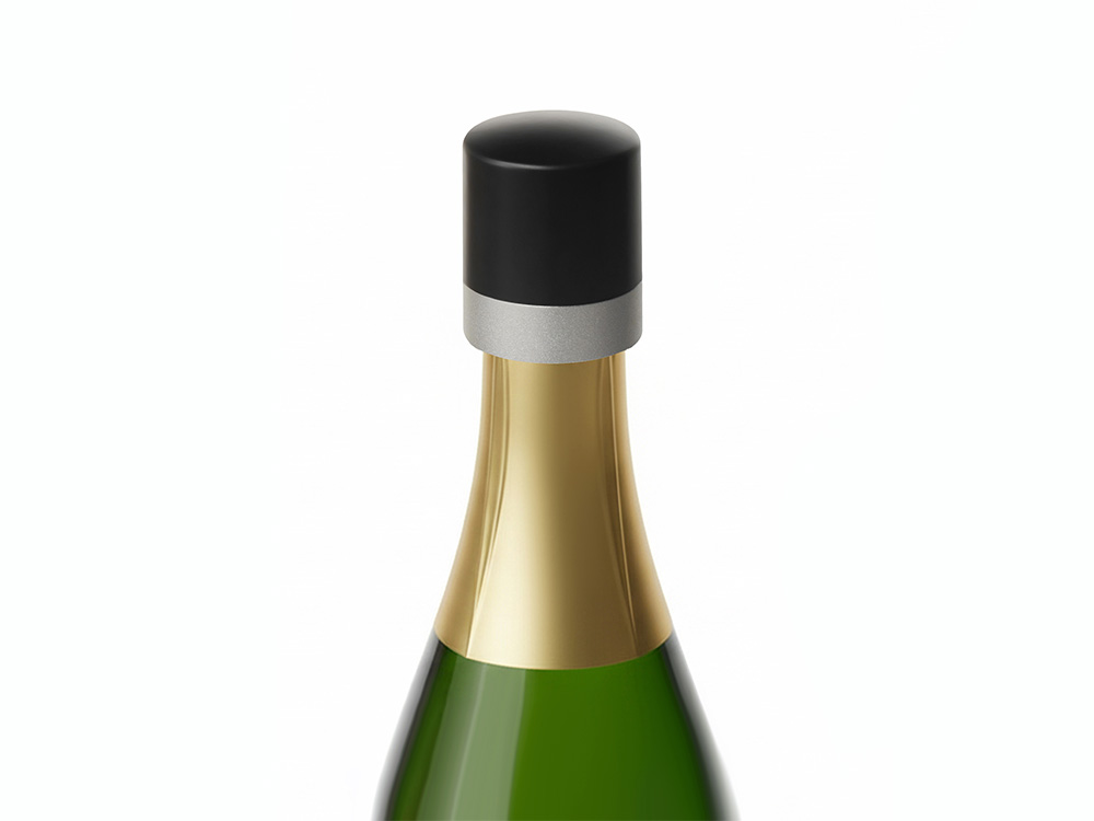 Набор из двух бокалов и пробки для шампанского "Bubbly Bliss"-9