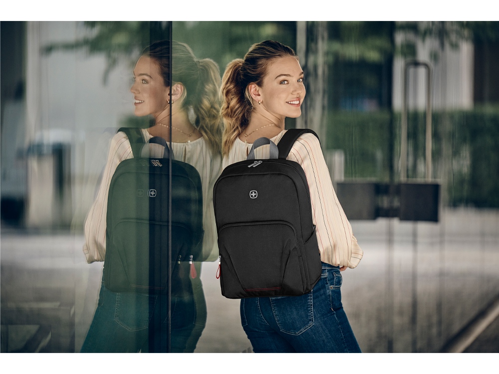 Рюкзак WENGER Motion 15.6", черный, нейлон, 31x17x42 см, 20 л-7