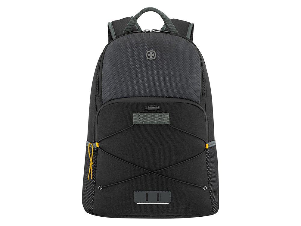 Рюкзак WENGER Trayl 15.6", чёрный, переработанный ПЭТ, 34 x 20 x 45 см, 22 л.-1