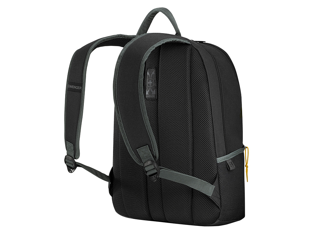 Рюкзак WENGER Trayl 15.6", чёрный, переработанный ПЭТ, 34 x 20 x 45 см, 22 л.-3