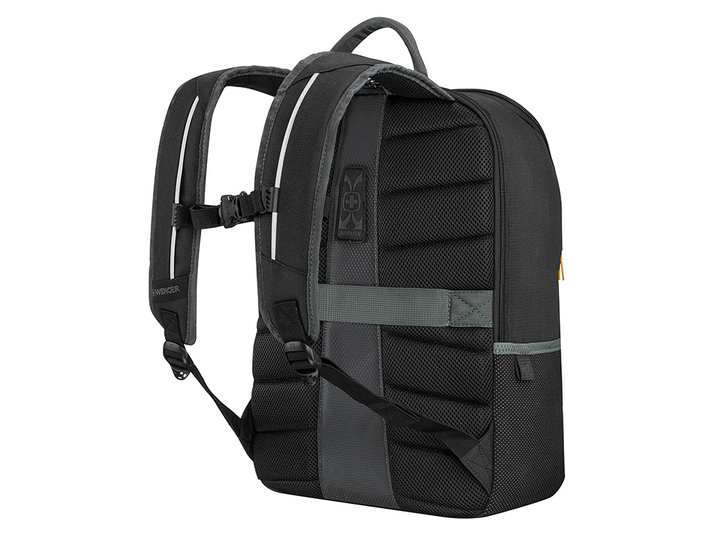 Рюкзак WENGER Move 16", чёрный, переработанный ПЭТ, 33 x 19 x 44 см, 22 л-3