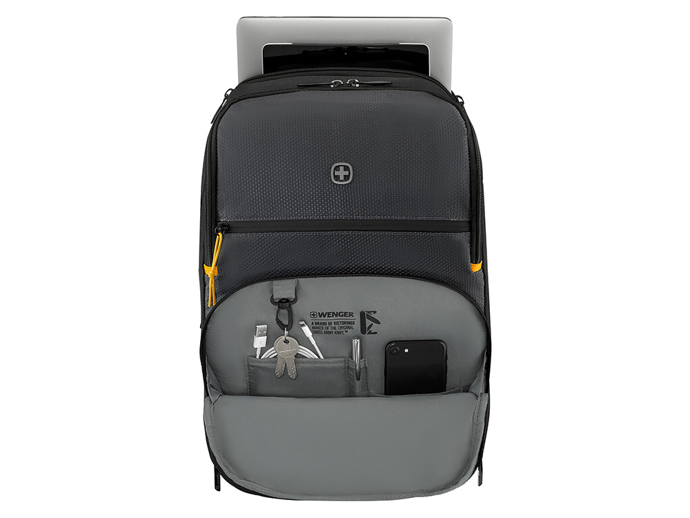 Рюкзак WENGER Move 16", чёрный, переработанный ПЭТ, 33 x 19 x 44 см, 22 л-5