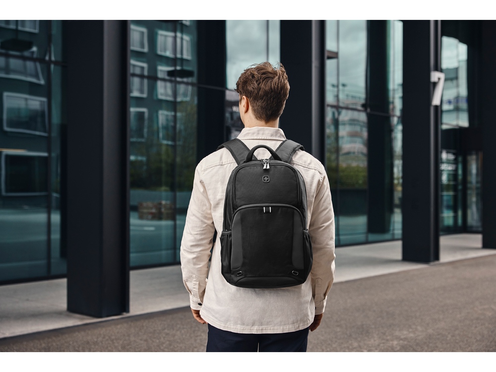 Рюкзак WENGER XE Tryal 15.6", черный, переработанный ПЭТ/Полиэстер, 31х20х44 см, 23 л.-6