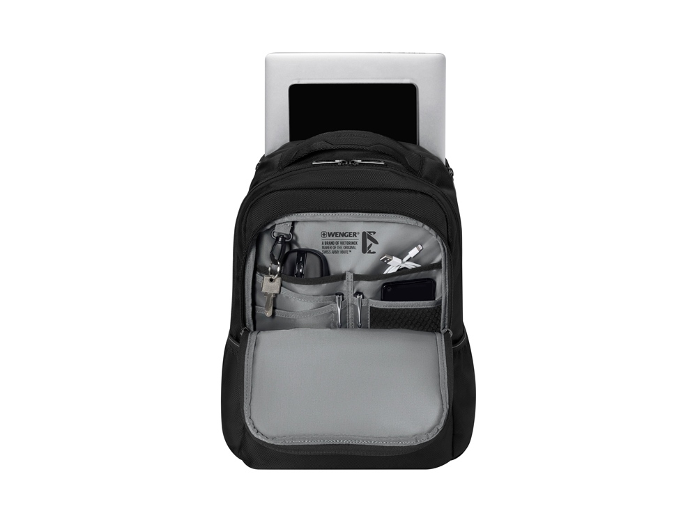 Рюкзак WENGER XE Resist 16", черный, переработанный ПЭТ/Полиэстер, 30х20х44 см, 23 л.-5