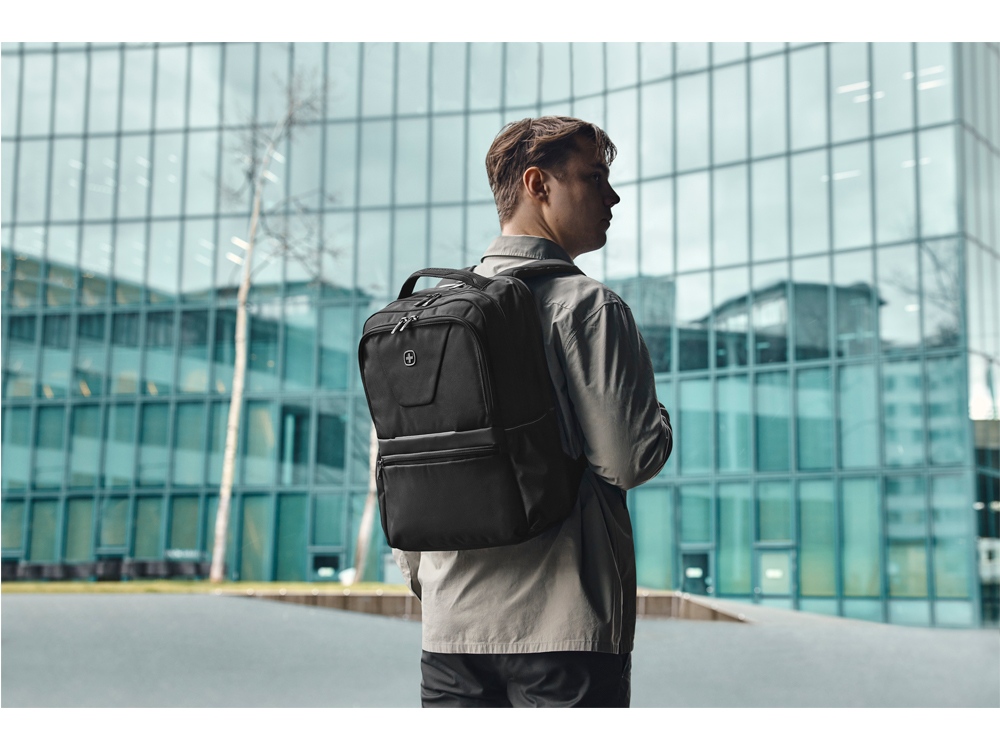 Рюкзак WENGER XE Resist 16", черный, переработанный ПЭТ/Полиэстер, 30х20х44 см, 23 л.-7