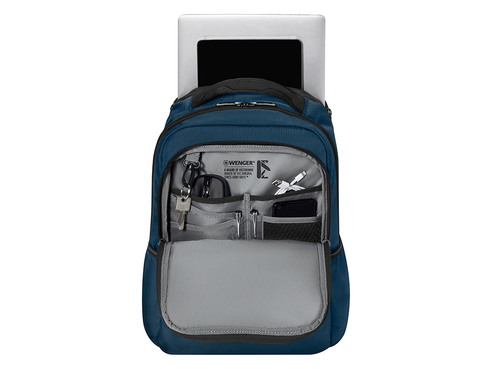 Рюкзак WENGER XE Resist 16", синий, переработанный ПЭТ/Полиэстер, 30х20х44 см, 23 л.-3