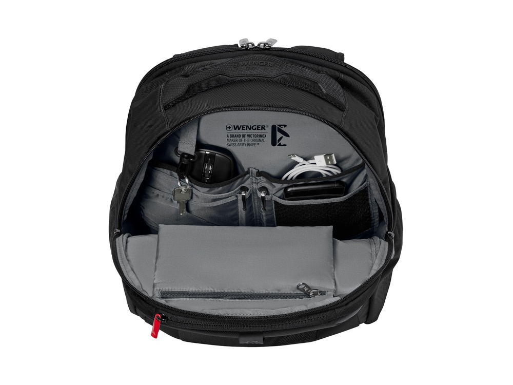 Рюкзак WENGER XE Professional 15.6", черный, переработанный ПЭТ/Полиэстер, 32х22х44 см, 23 л.-7