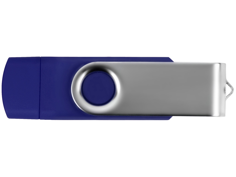 USB/micro USB-флешка 2.0 на 16 Гб «Квебек OTG», синий-3