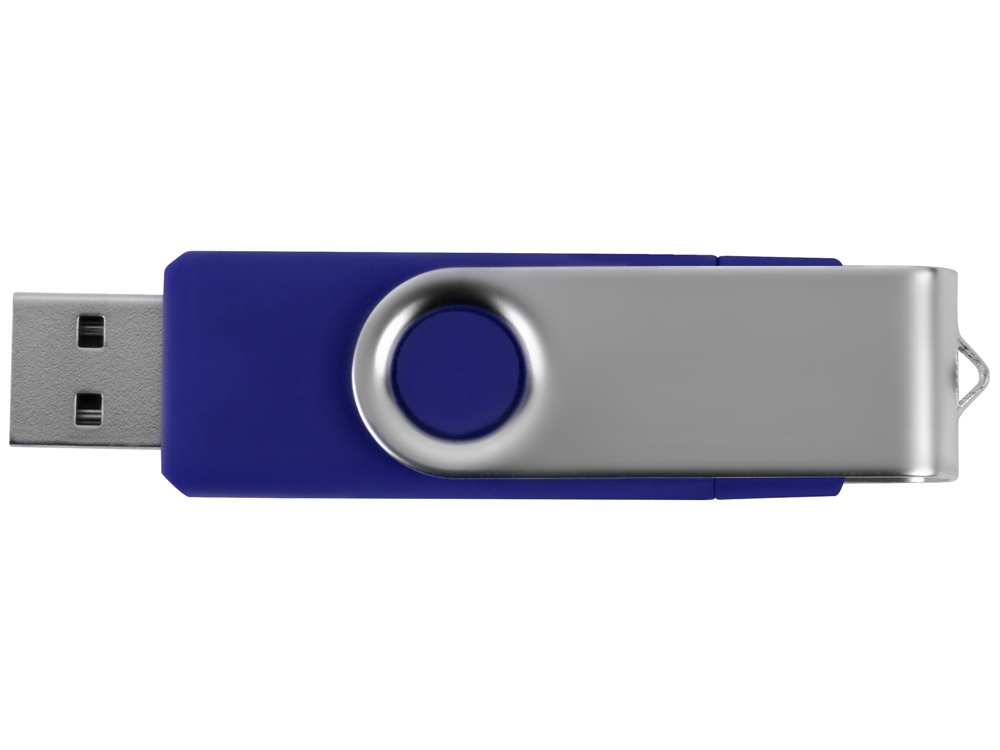 USB/micro USB-флешка 2.0 на 16 Гб «Квебек OTG», синий-4